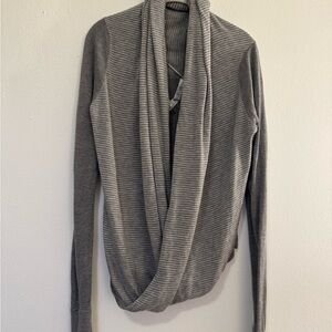 lululemon athletica Gray Cowl Neck Sweater